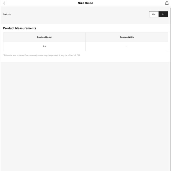 EMERY ROSE HOLLOW OUT DROP EARRINGS - Picture 5 of 5